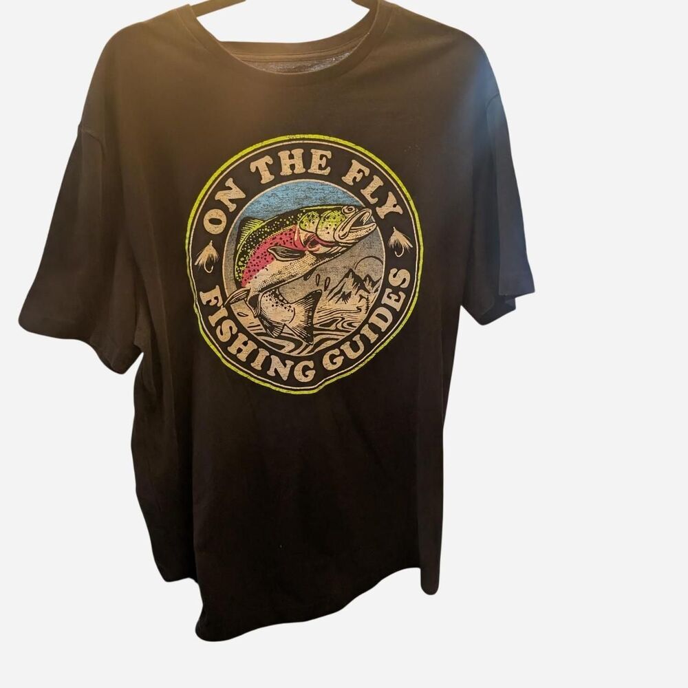 Hybrid-apparel Men's Black T-shirt
